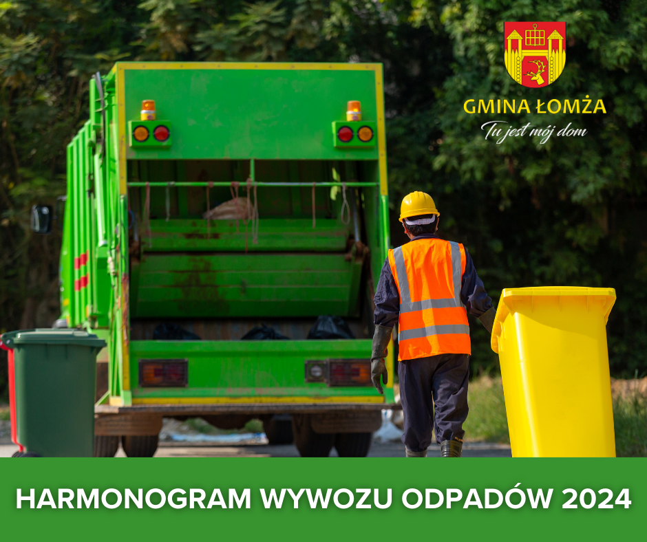 Zdjęcie do wiadomości Harmonogram odbioru odpadów komunalnych na 2024 rok