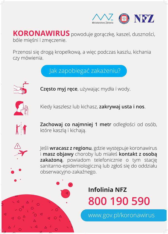 Zdjęcie do wiadomości Koronawirus: Jak zapobiegać zakażeniu?