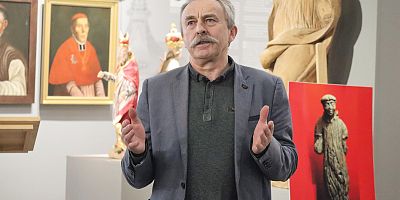 Antoni Smoliński w trakcie wykładu