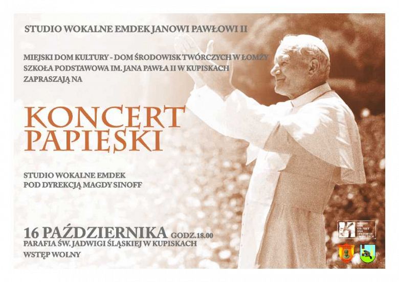 Koncert ku czci świętego Jana Pawła II